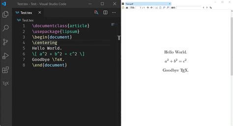 I am trying to compile a. . Synctex vscode